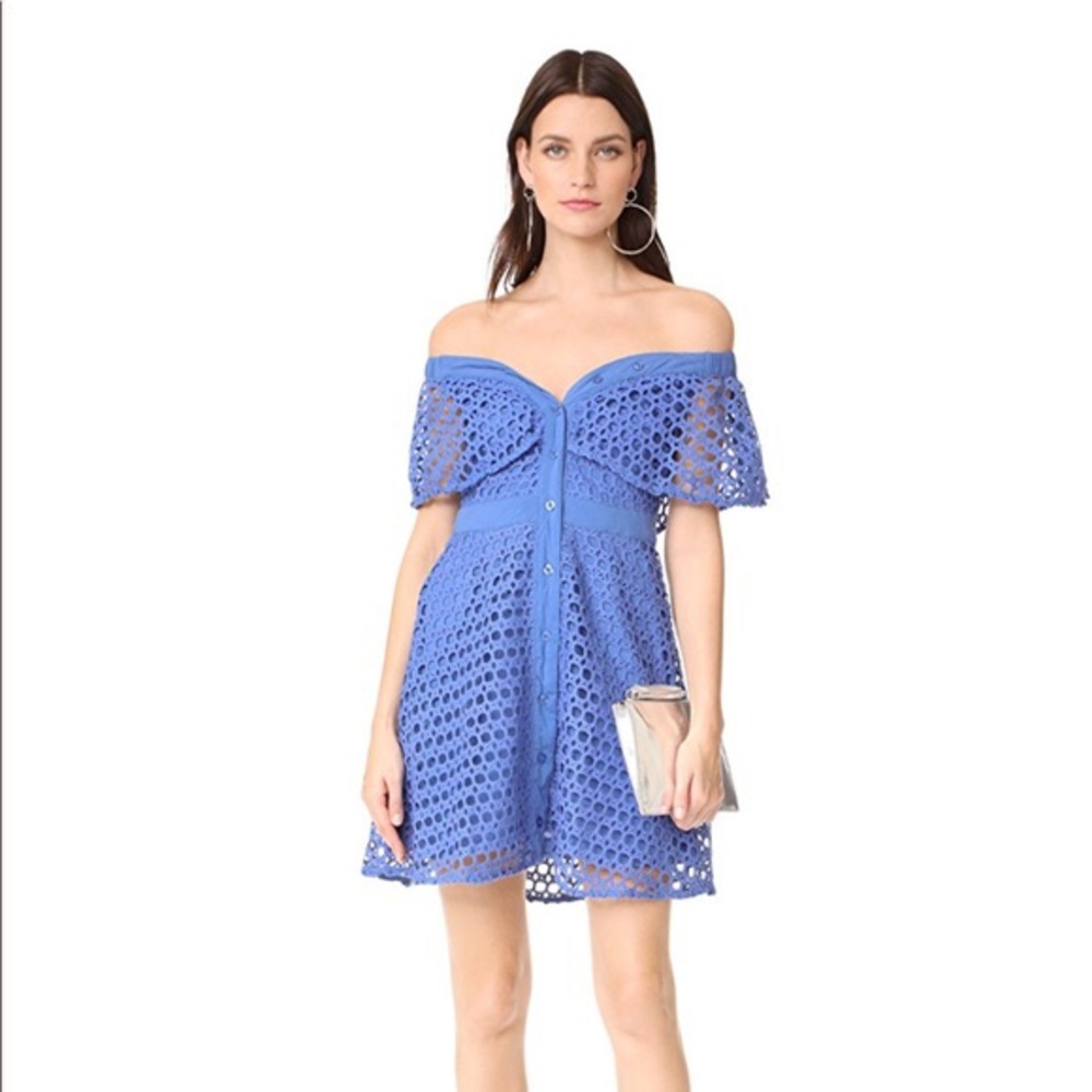 BNWT CROCHET OFF SHOULDER DRESS